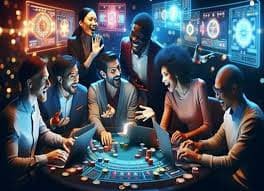 Ilustrasi pengguna yang mengklaim promosi secara online dengan mudah melalui perangkat mobile